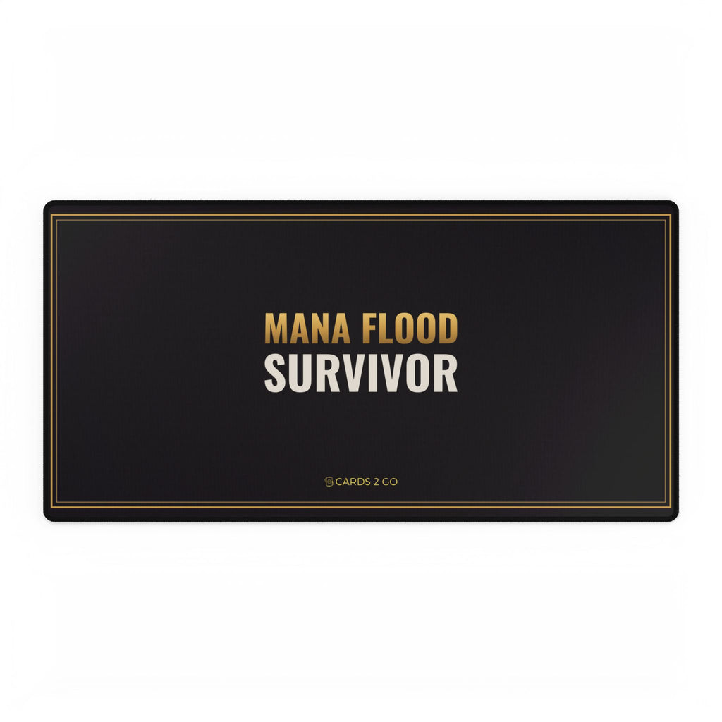 Mana Flood Survivor Playmat Desk Mat – funny MTG playmat desk mat by Cards2Go