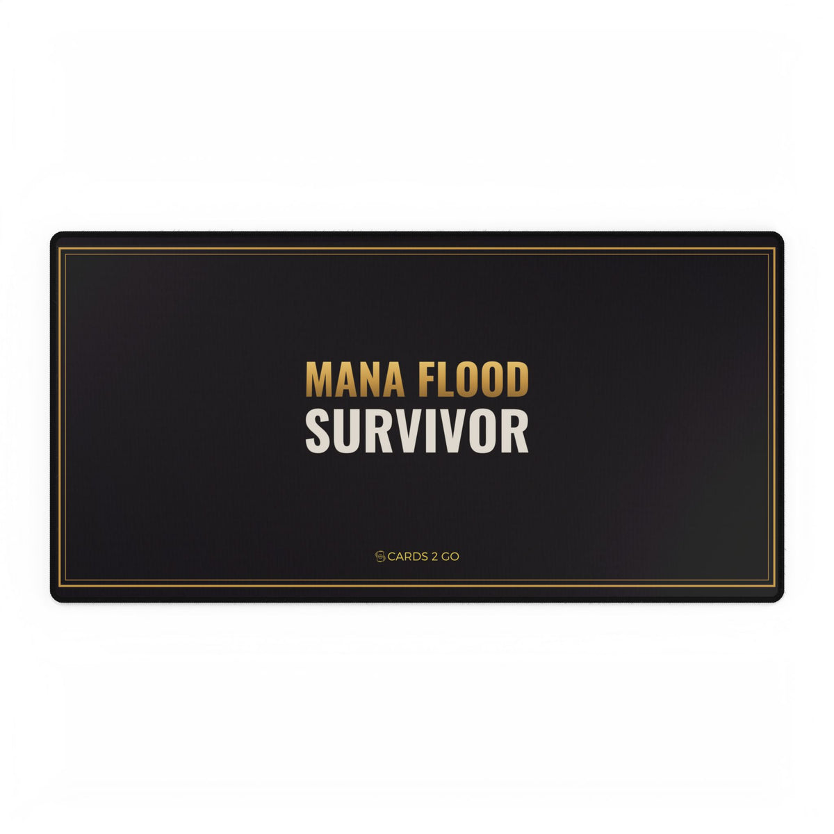 Mana Flood Survivor Playmat Desk Mat – funny MTG playmat desk mat by Cards2Go
