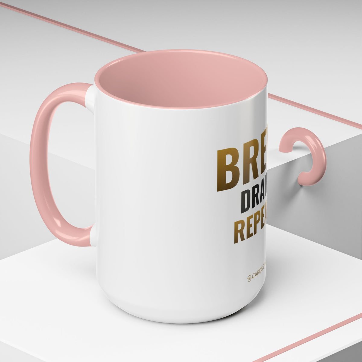 Brew. Draw. Repeat. Mug