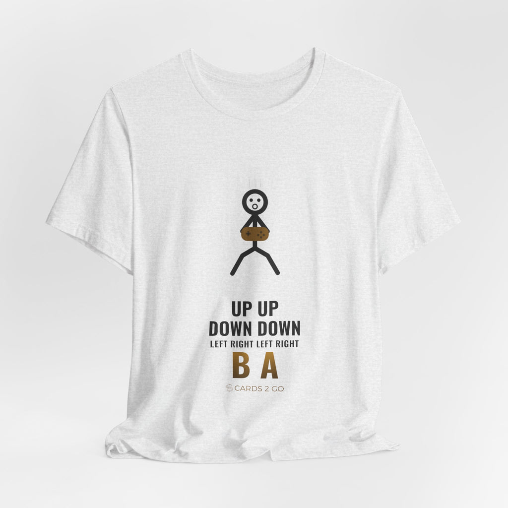 Up Up Down Down Illustrated Tee
