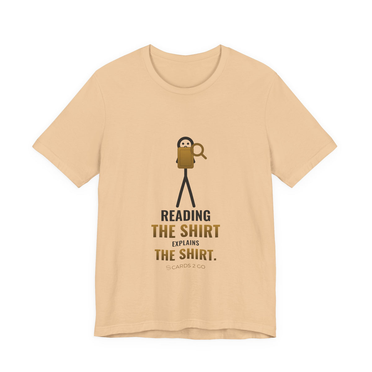 Reading The Shirt Explains The Shirt Illustrated Tee