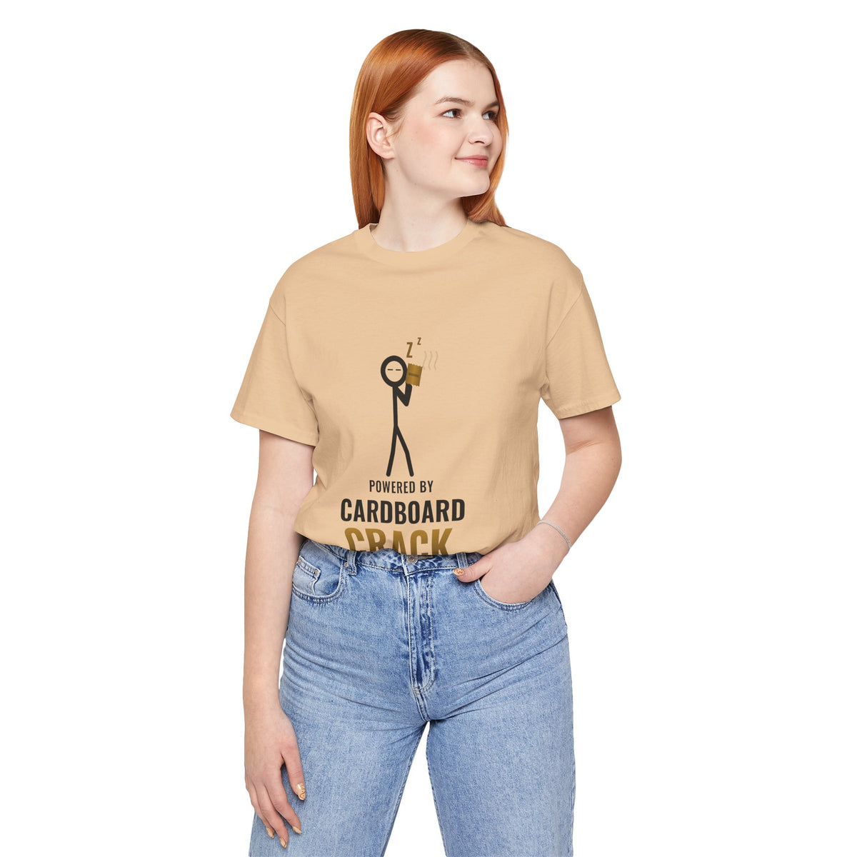 Powered By Cardboard Crack Illustrated Tee