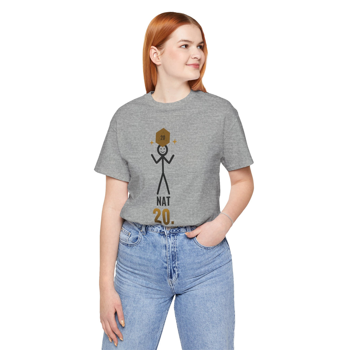 Nat 20 (In Real Life: Nat 1) Illustrated Tee