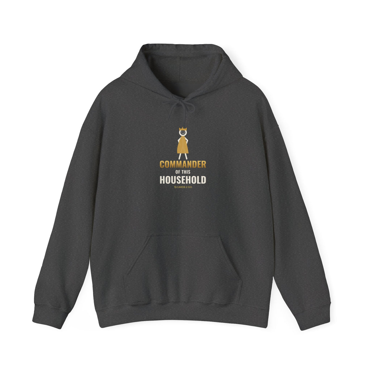 Commander Of This Household Illustrated Hoodie