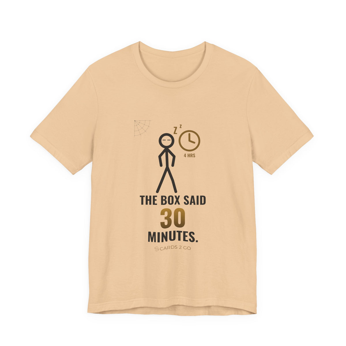 The Box Said 30 Minutes Illustrated Tee