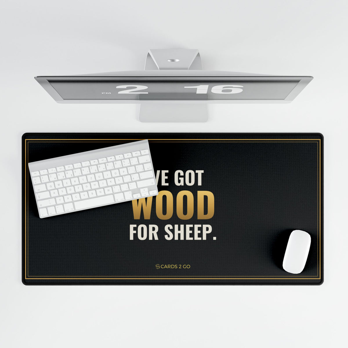 I've Got Wood For Sheep Playmat Desk Mat