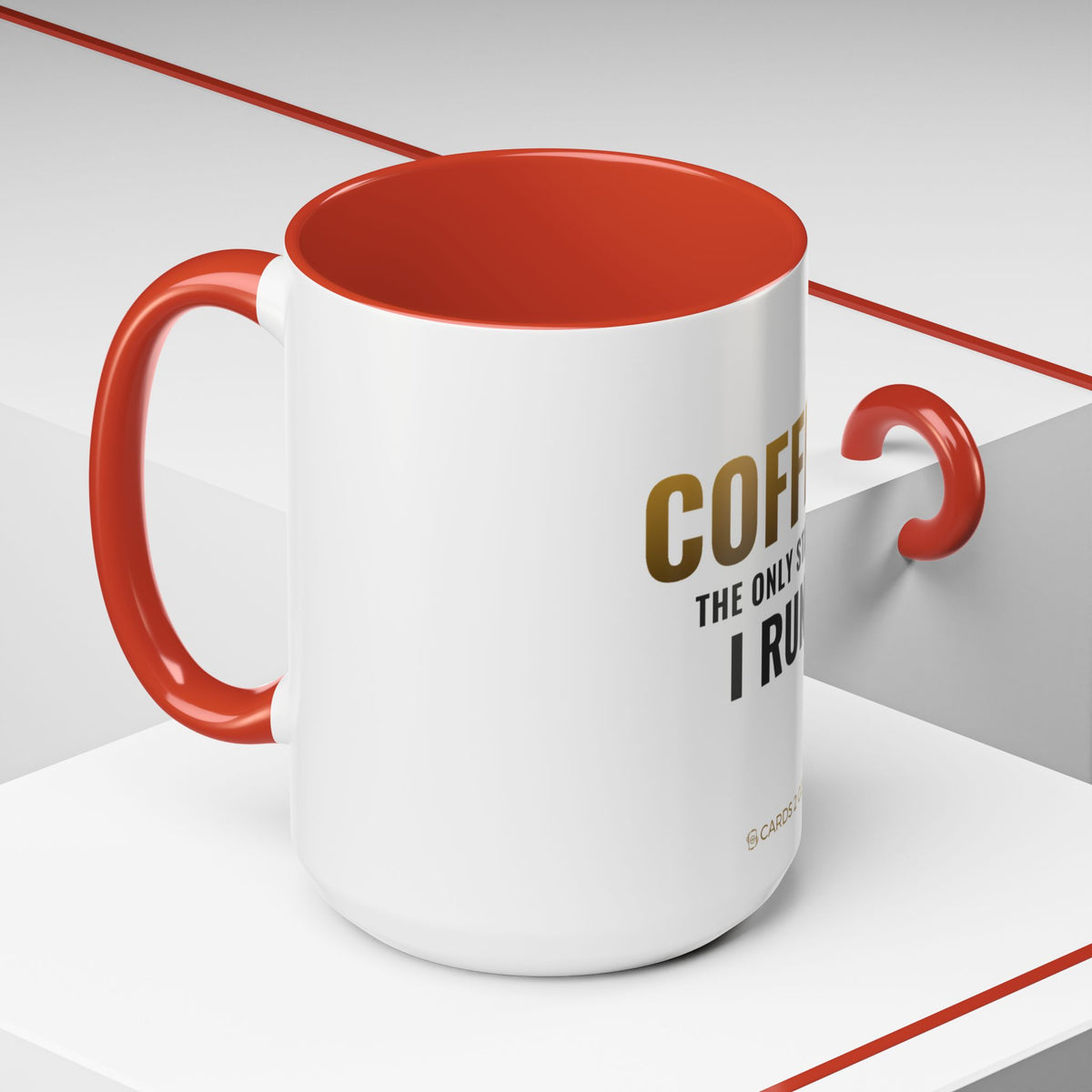 Coffee: The Only Staple I Run Mug