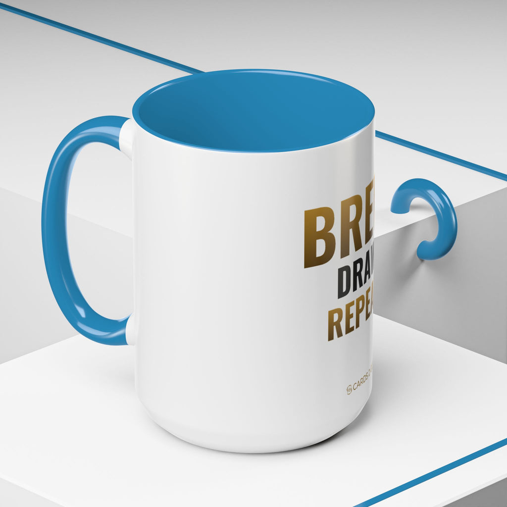 Brew. Draw. Repeat. Mug