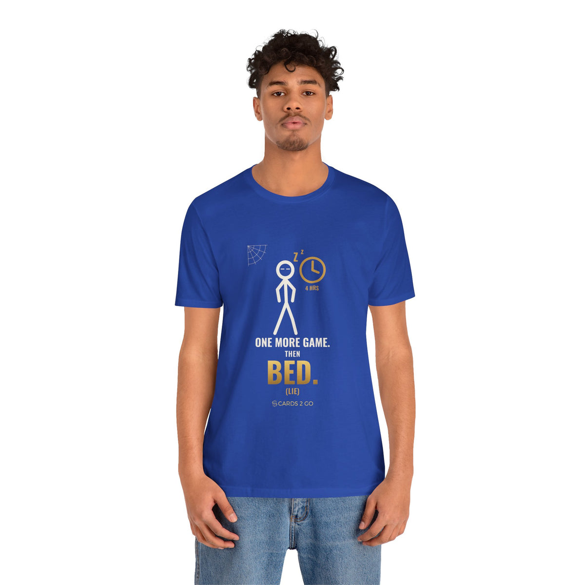 One More Game, Then Bed Illustrated Tee
