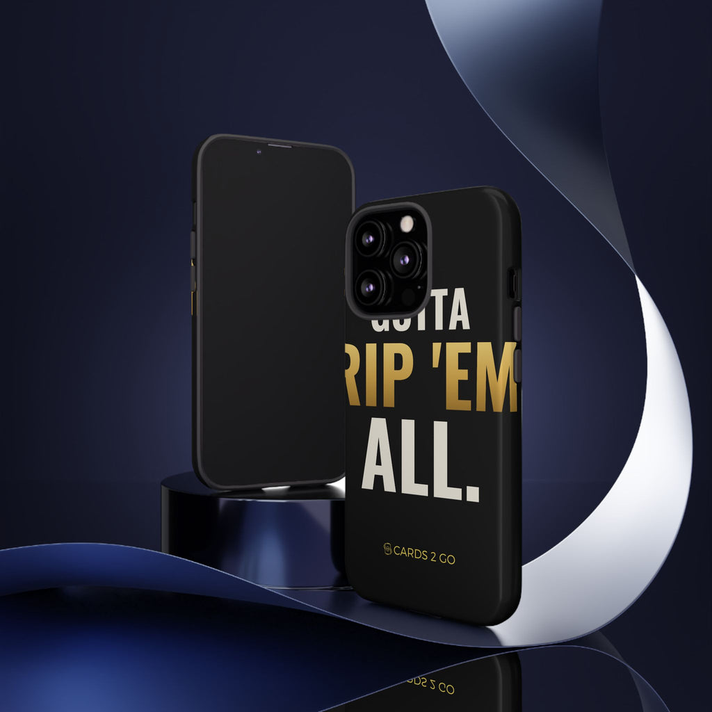Gotta Rip 'Em All iPhone Case