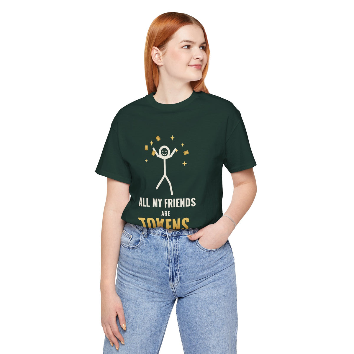 All My Friends Are Tokens Illustrated Tee