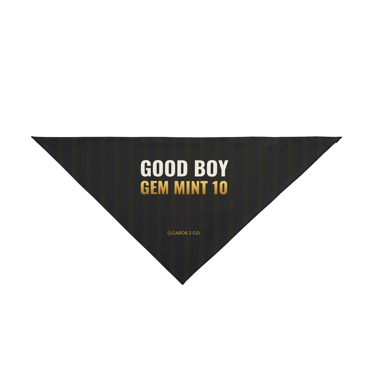 Good Boy, Gem Mint 10 Pet Bandana – funny trading card pet bandana by Cards2Go