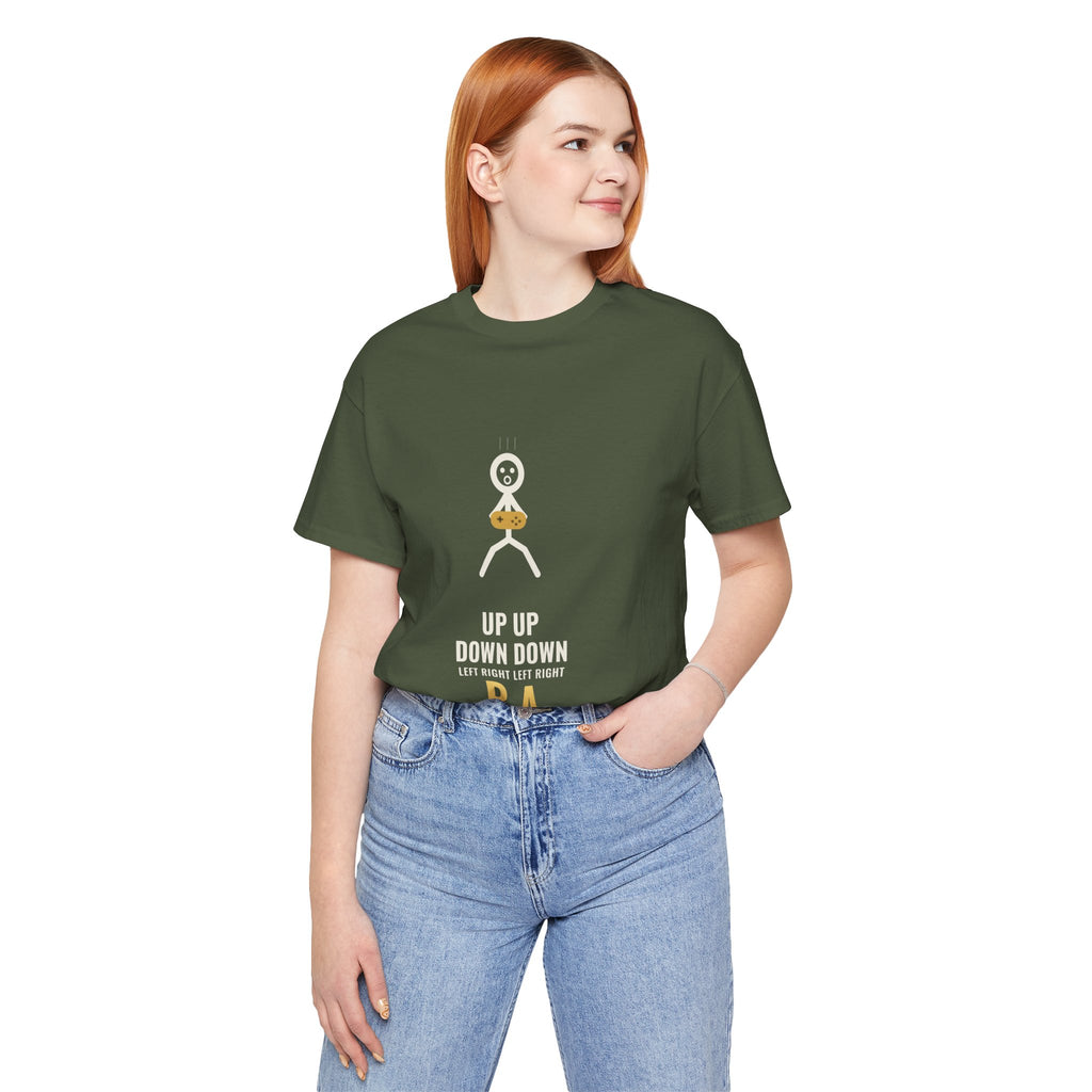 Up Up Down Down Illustrated Tee