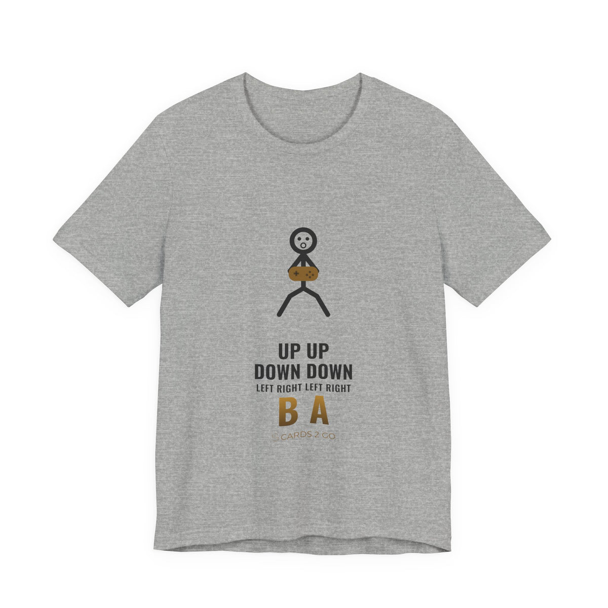 Up Up Down Down Illustrated Tee