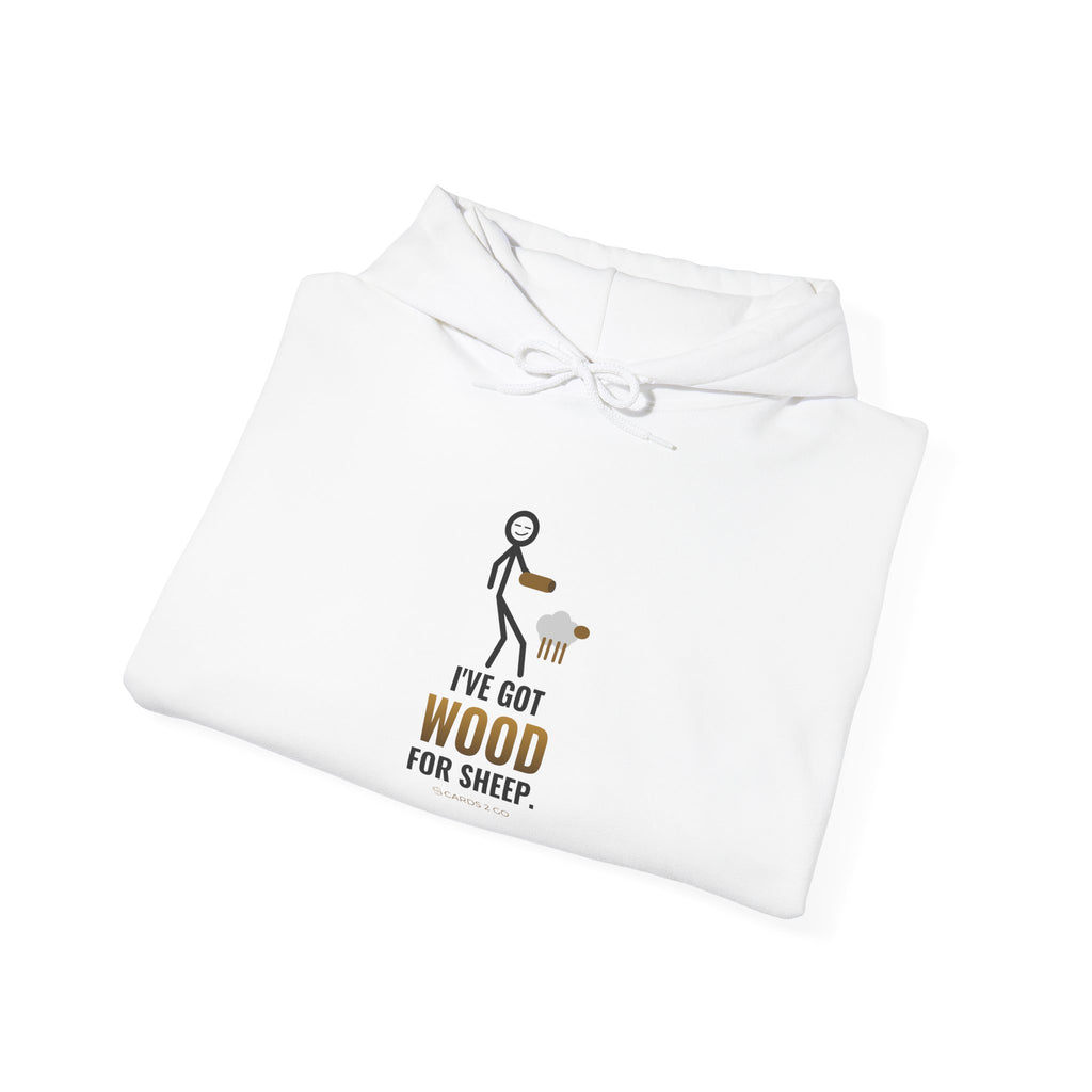 I've Got Wood For Sheep Illustrated Hoodie