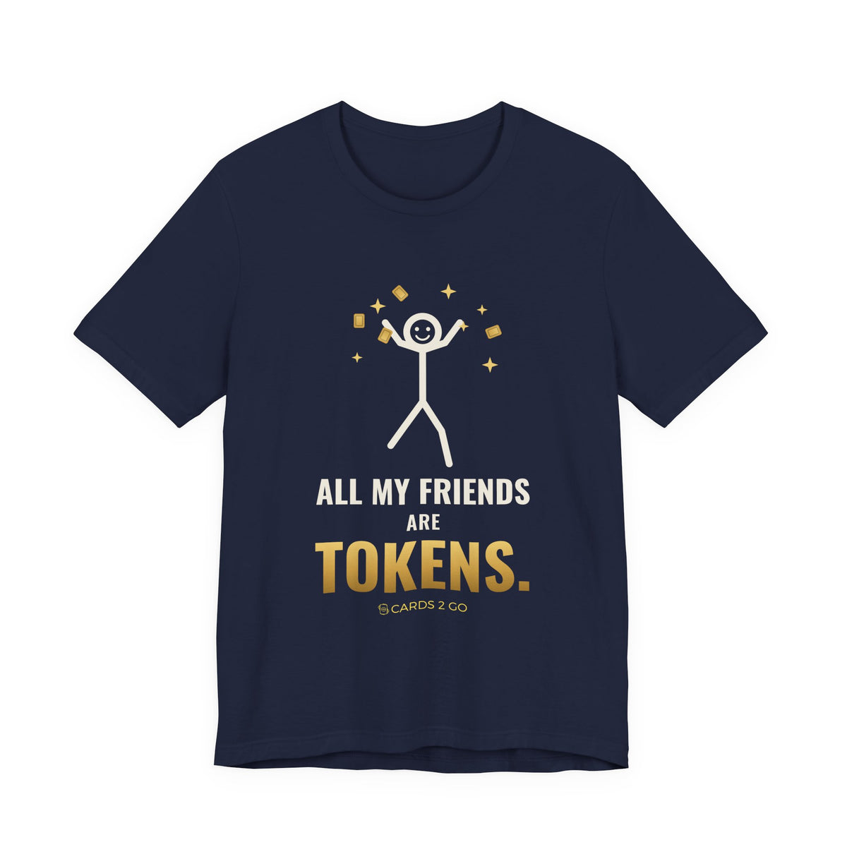 All My Friends Are Tokens Illustrated Tee
