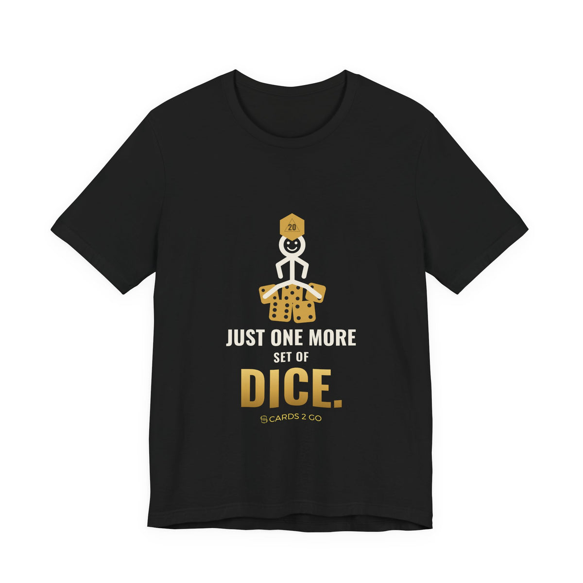 Just One More Set Of Dice Illustrated Tee