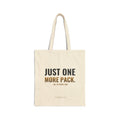 Just One More Pack Tote Bag – funny trading card tote bag by Cards2Go