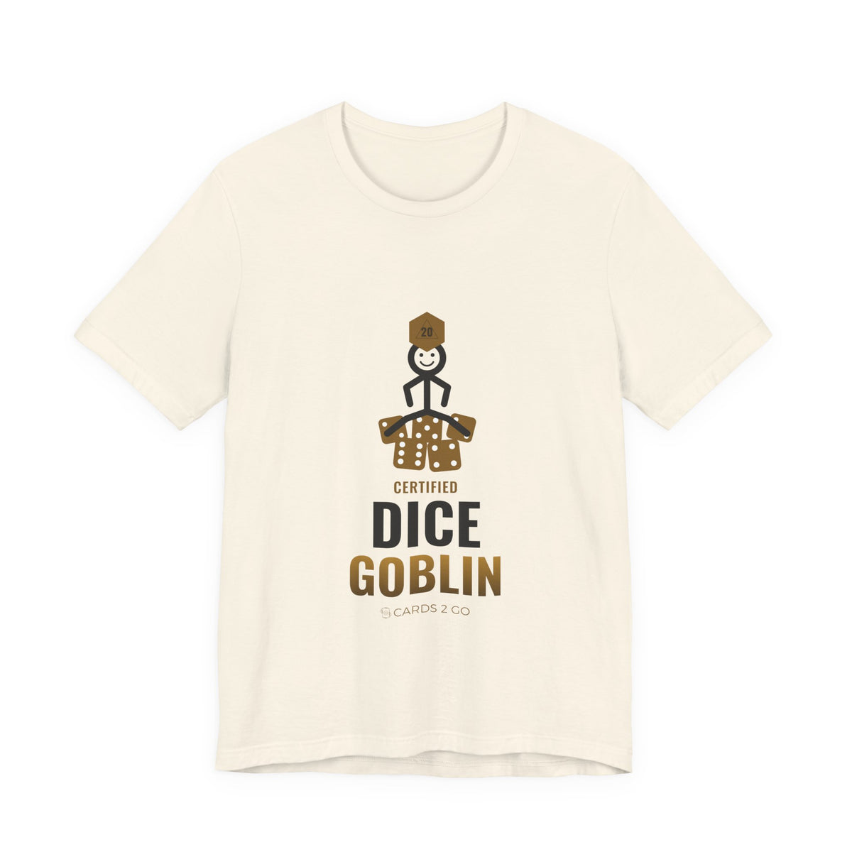 Certified Dice Goblin Illustrated Tee