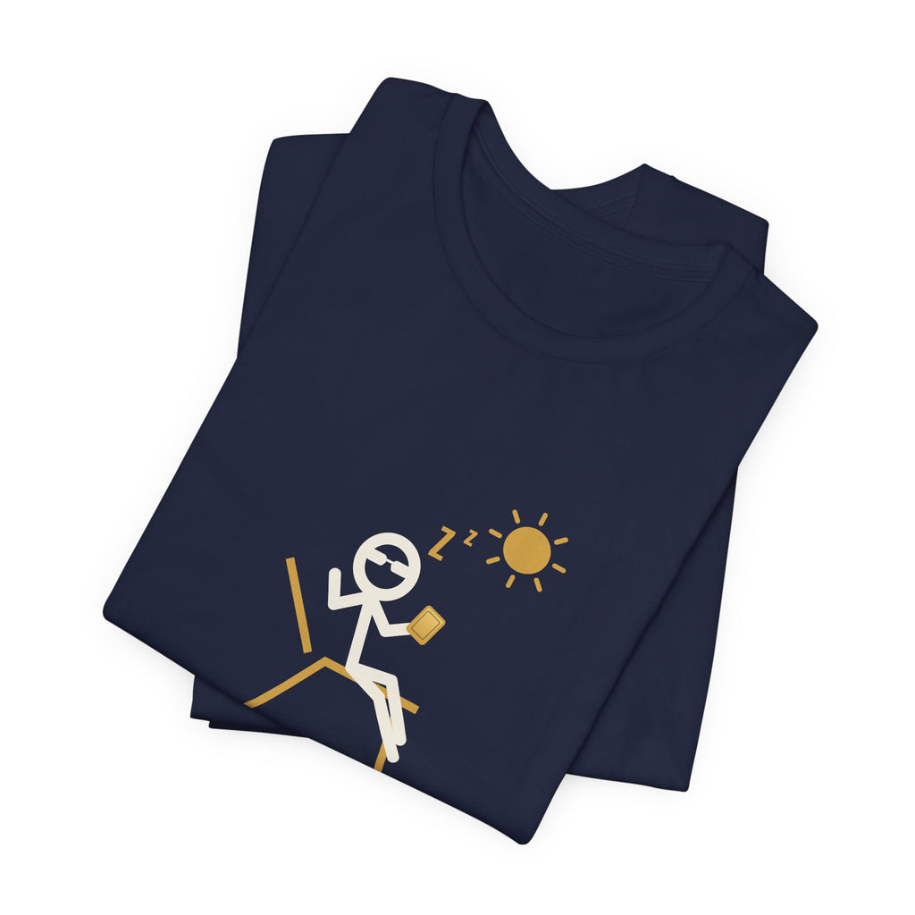 One Pull Away From Retirement Illustrated Tee