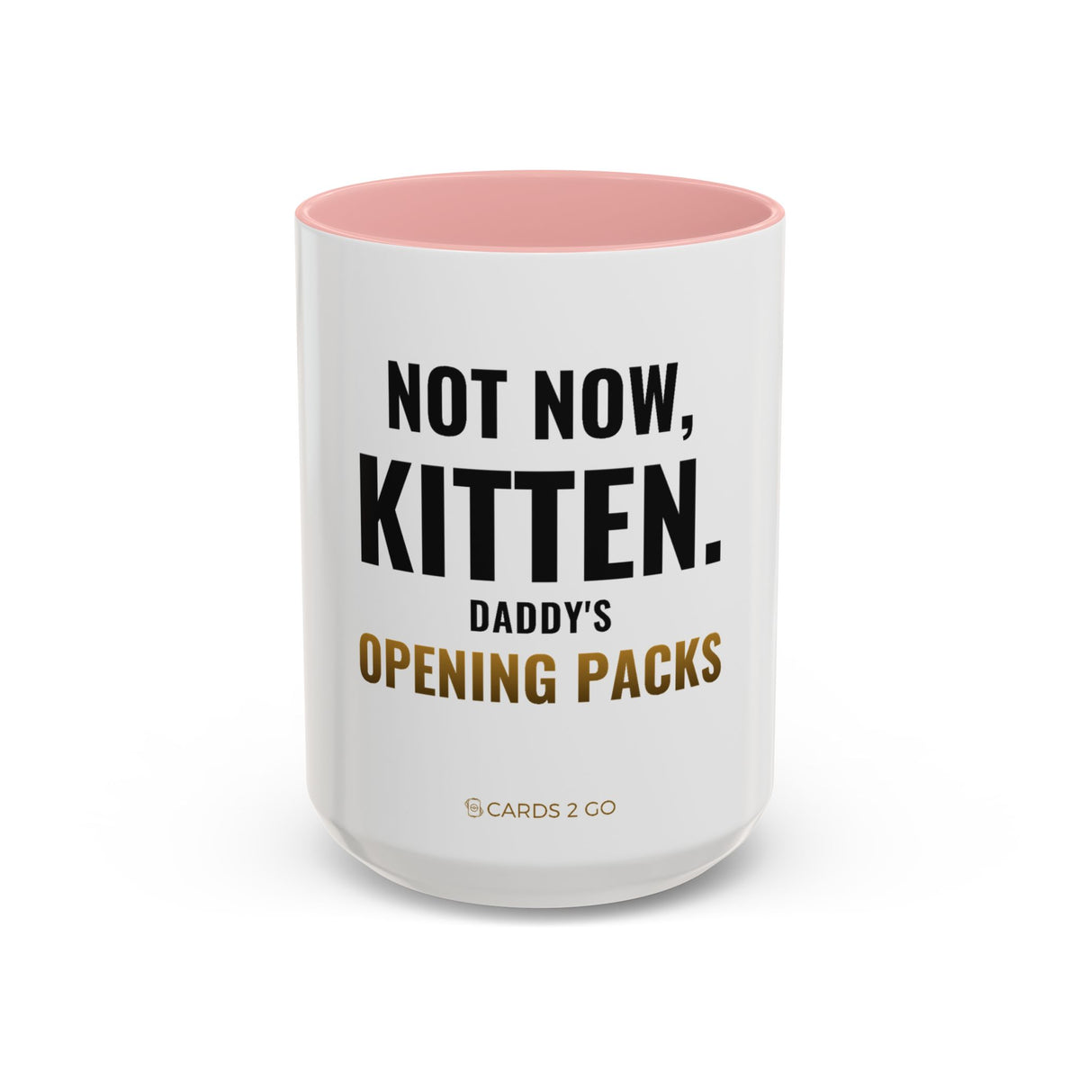 Not Now Kitten, Daddy's Opening Packs Mug