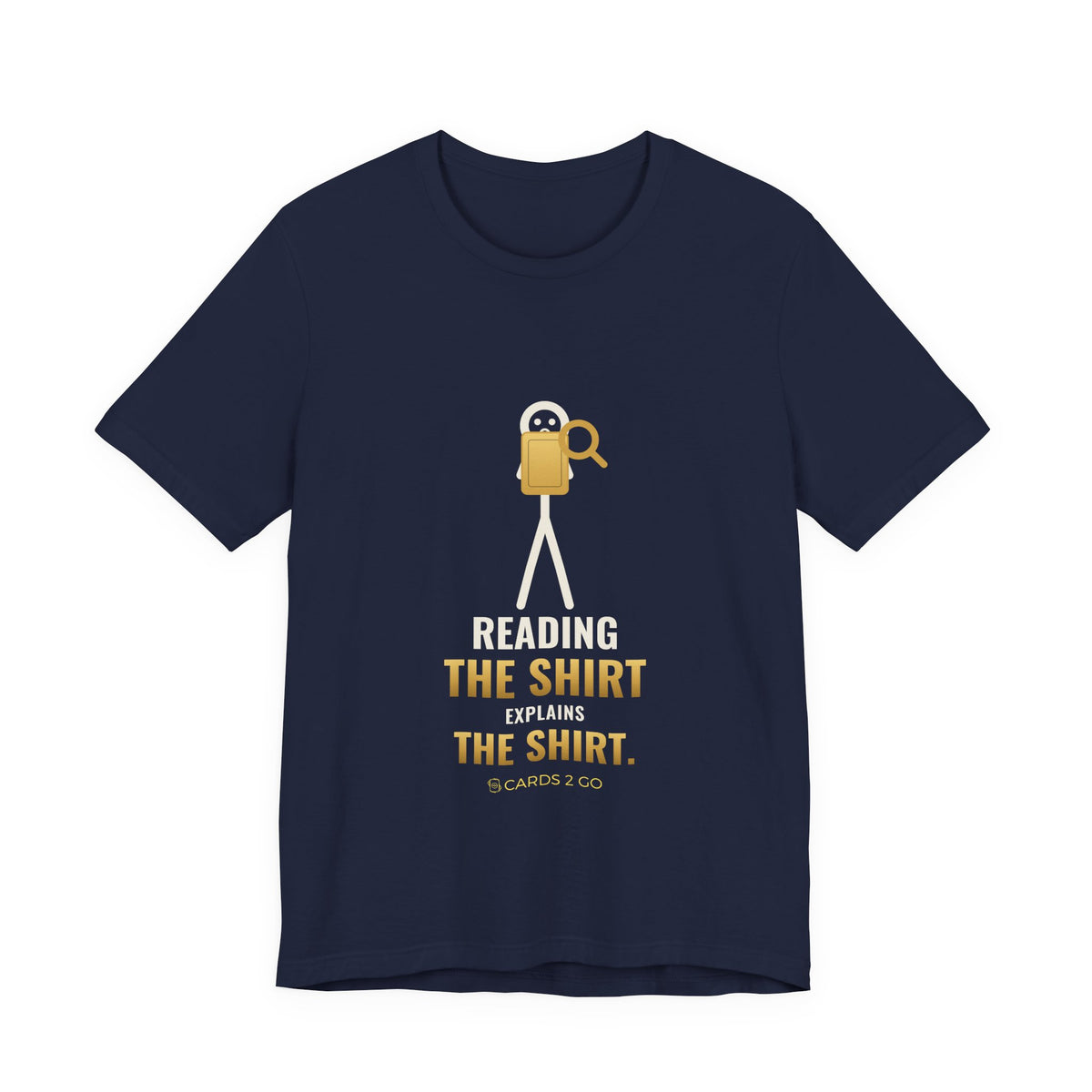 Reading The Shirt Explains The Shirt Illustrated Tee