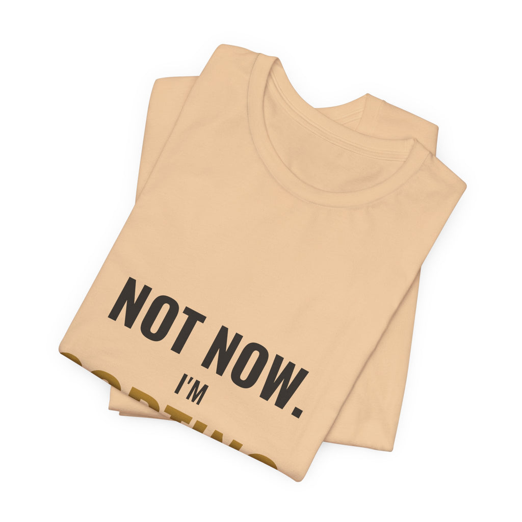 Not Now, I'm Sorting Tee