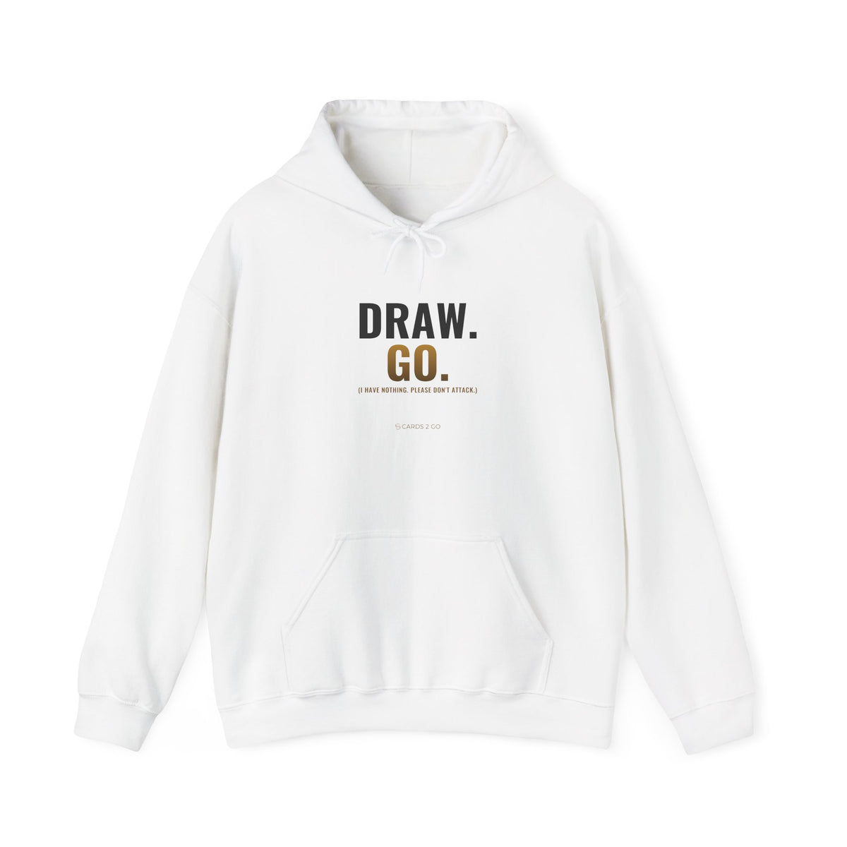 Draw. Go. Hoodie – funny MTG hoodie by Cards2Go