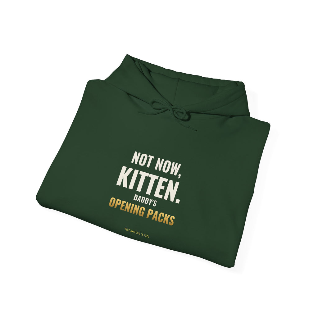 Not Now Kitten, Daddy's Opening Packs Hoodie