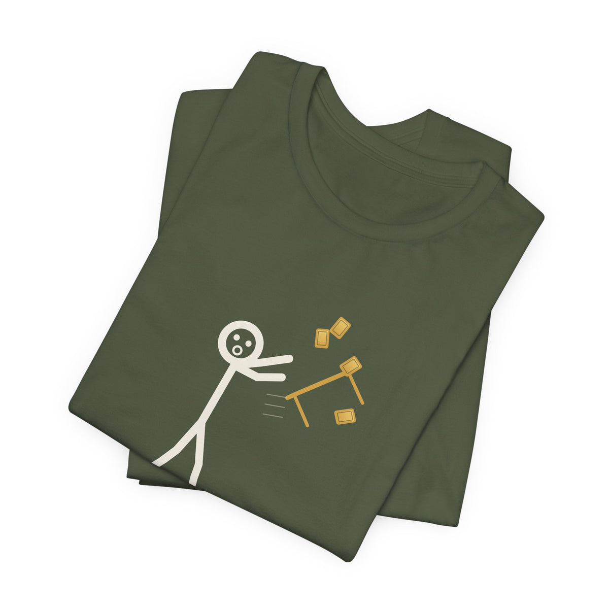 Heads I Win, Tails I Flip The Table Illustrated Tee