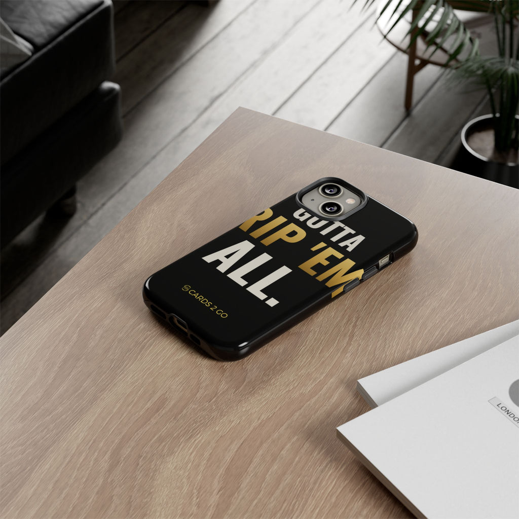 Gotta Rip 'Em All iPhone Case