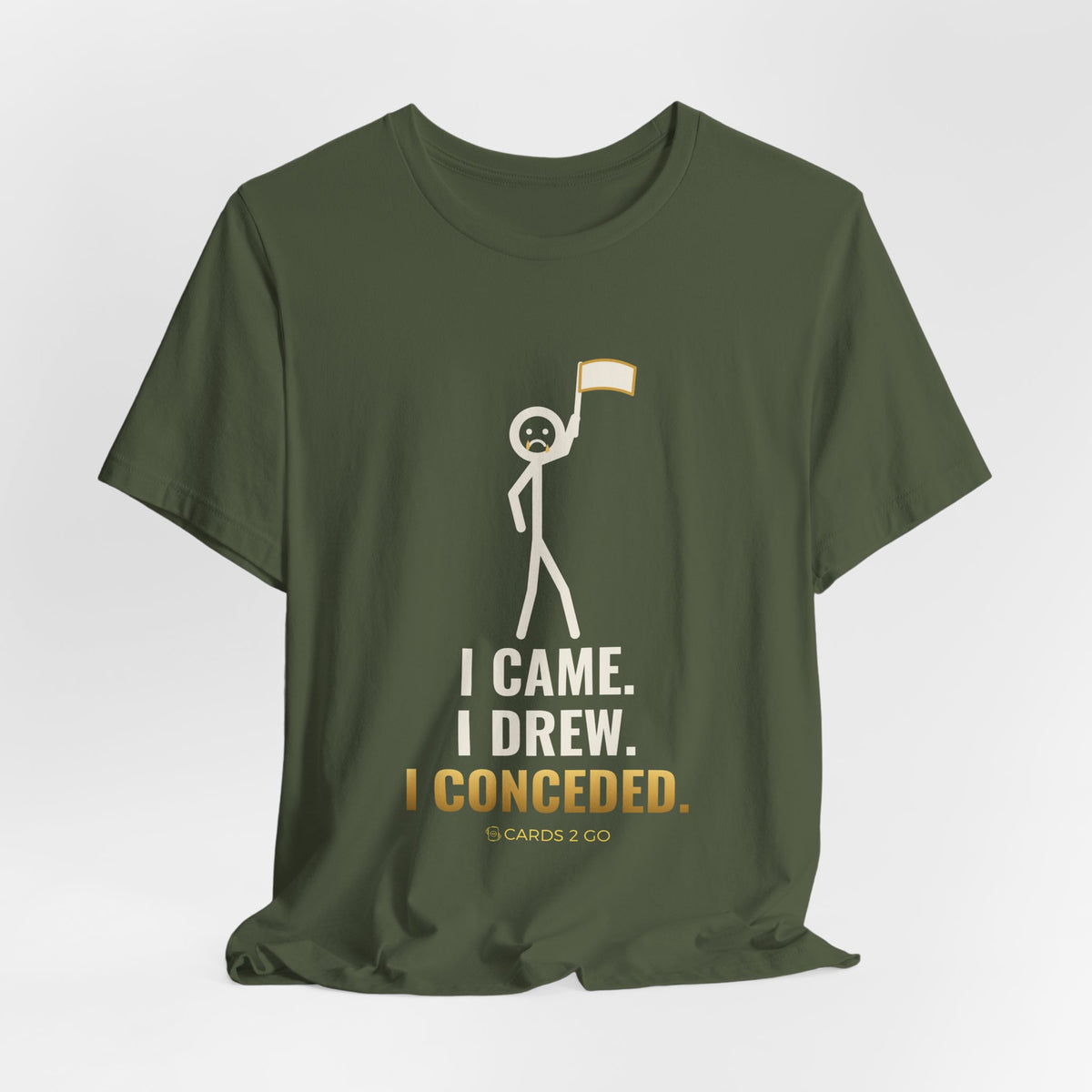 I Came. I Drew. I Conceded. Illustrated Tee