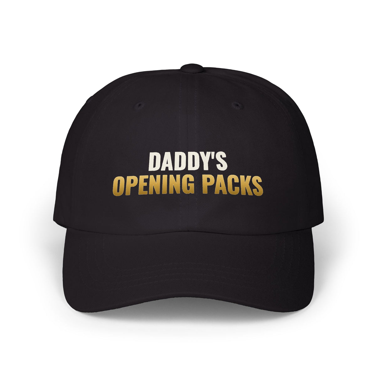Black Cards2Go dad hat embroidered Daddy's Opening Packs