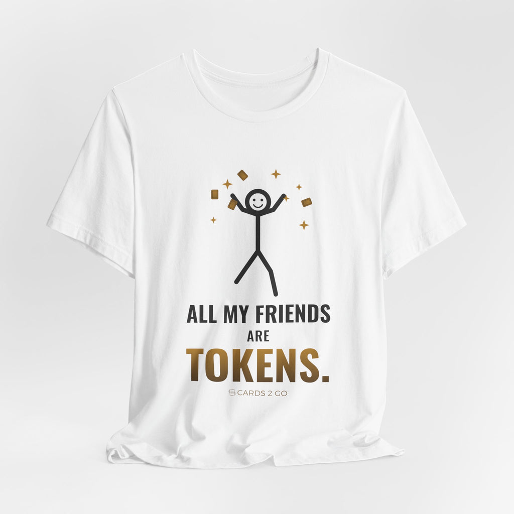 All My Friends Are Tokens Illustrated Tee