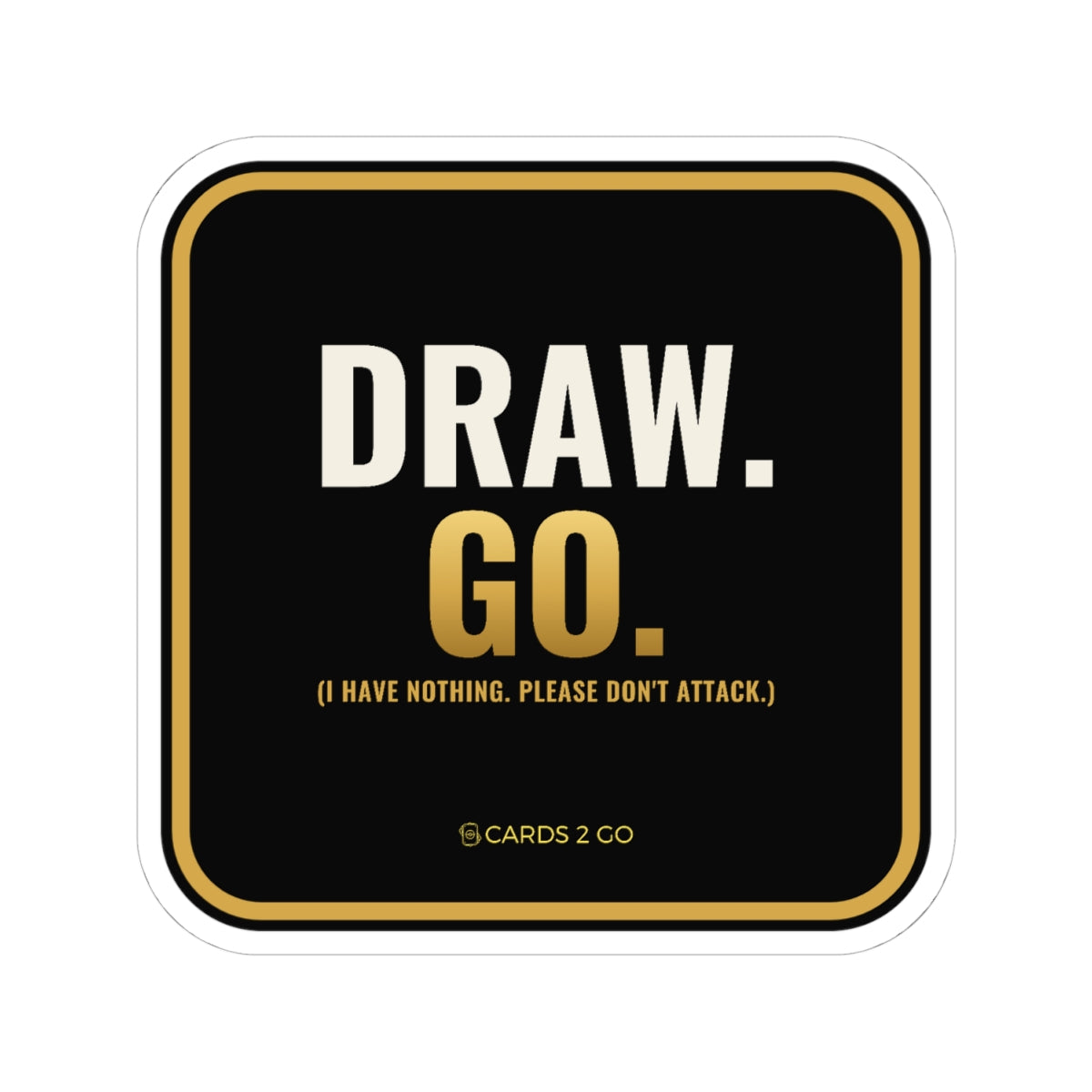 Draw. Go. Sticker