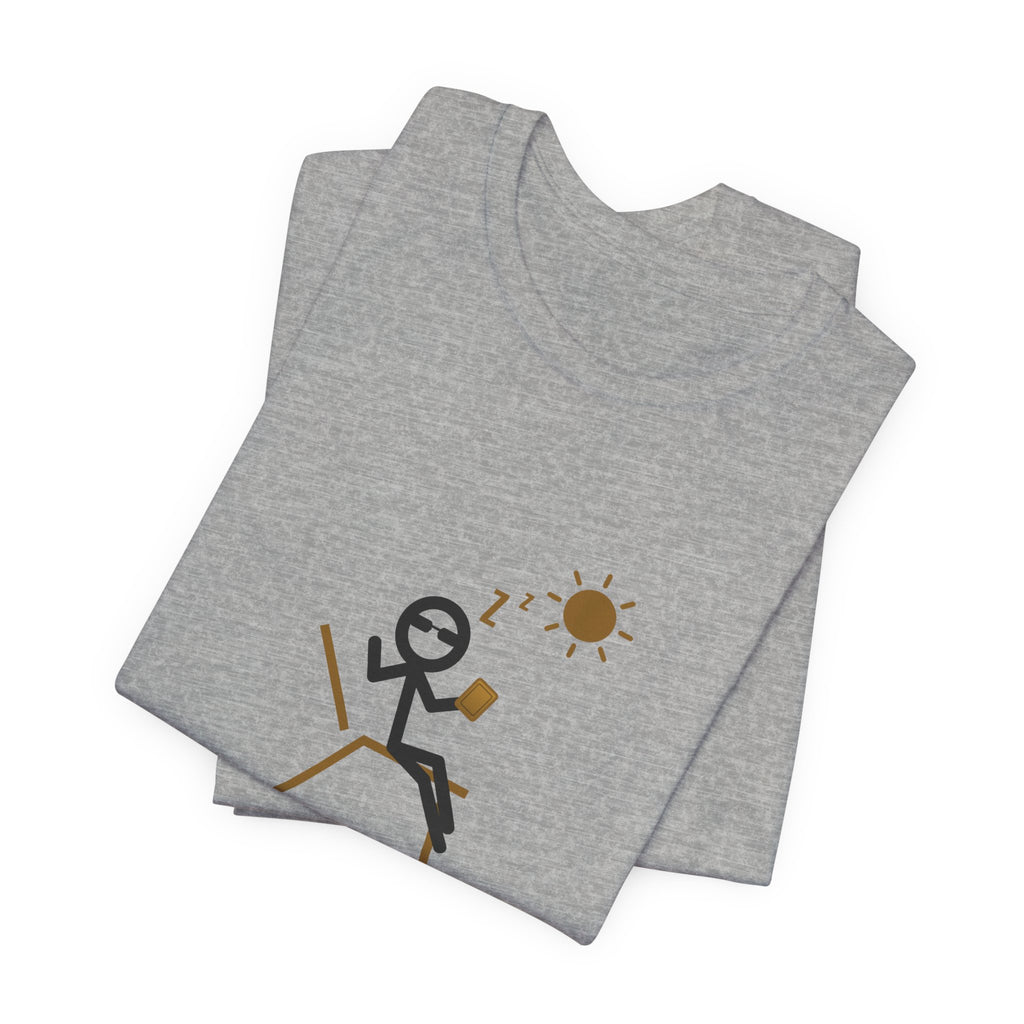 One Pull Away From Retirement Illustrated Tee