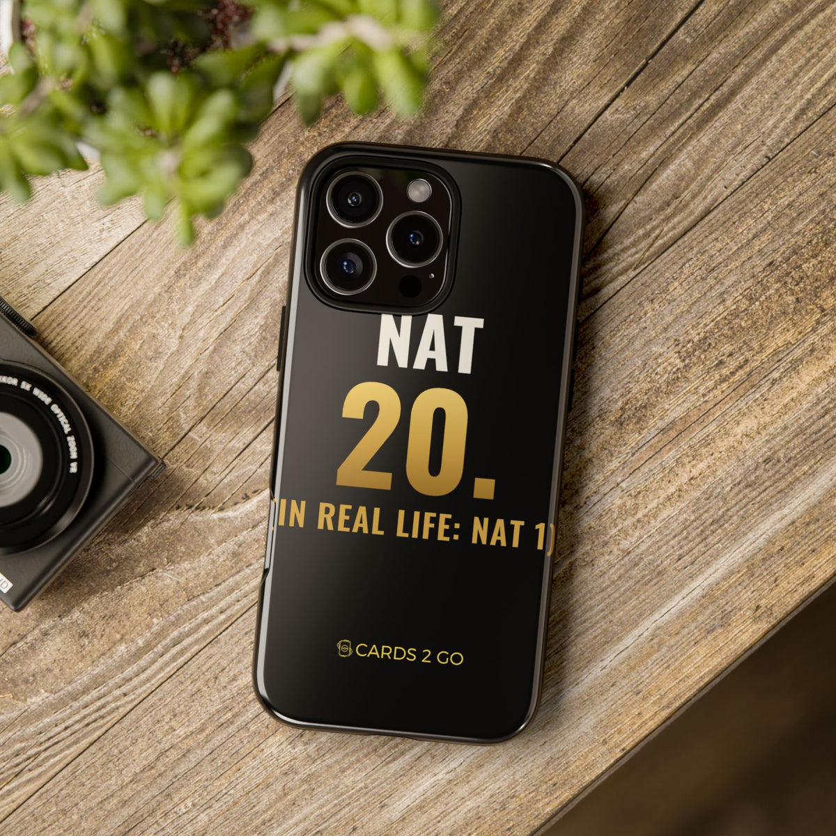 Nat 20 (In Real Life: Nat 1) iPhone Case