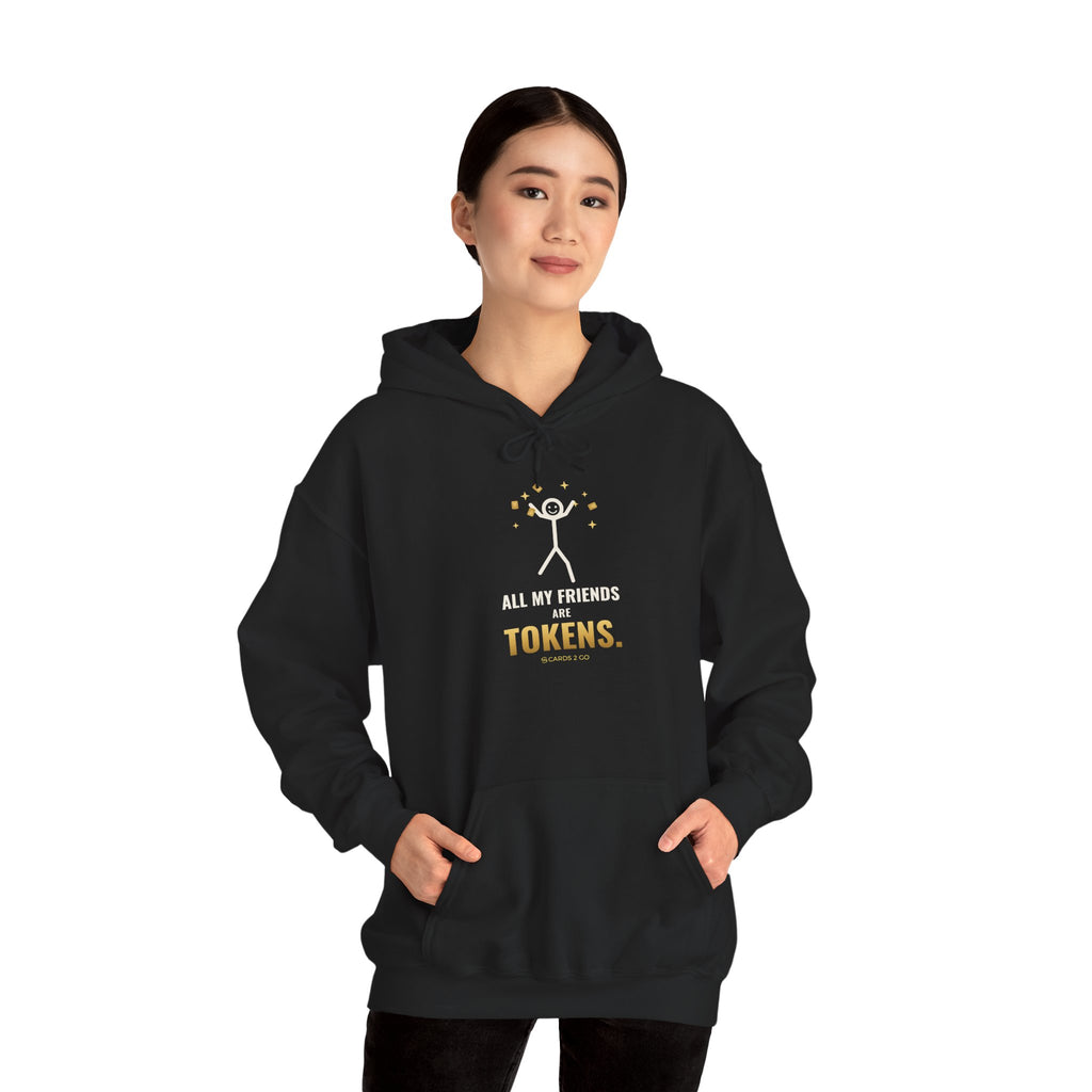 All My Friends Are Tokens Illustrated Hoodie