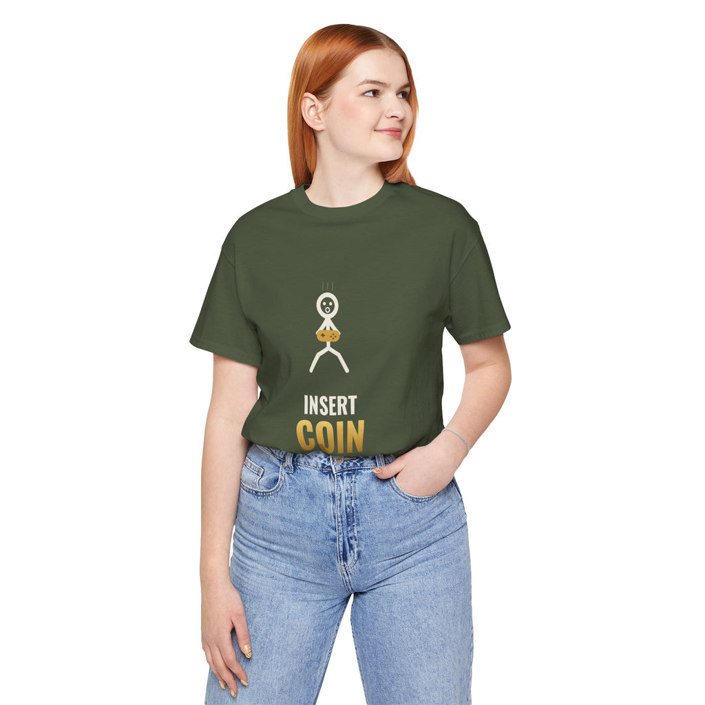Insert Coin To Continue Illustrated Tee