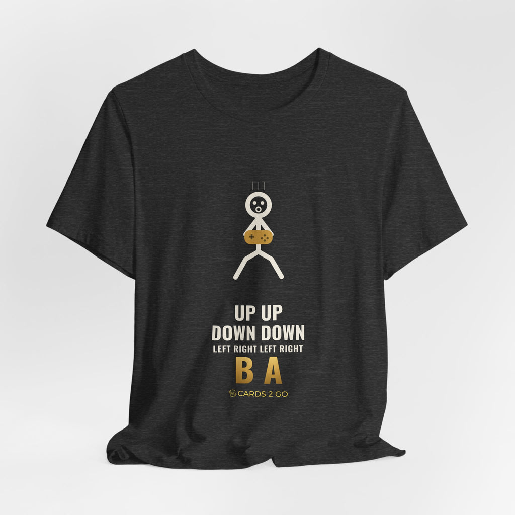 Up Up Down Down Illustrated Tee
