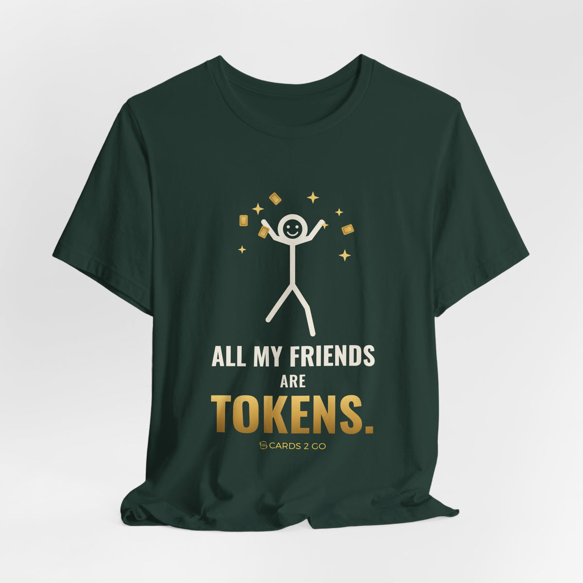 All My Friends Are Tokens Illustrated Tee