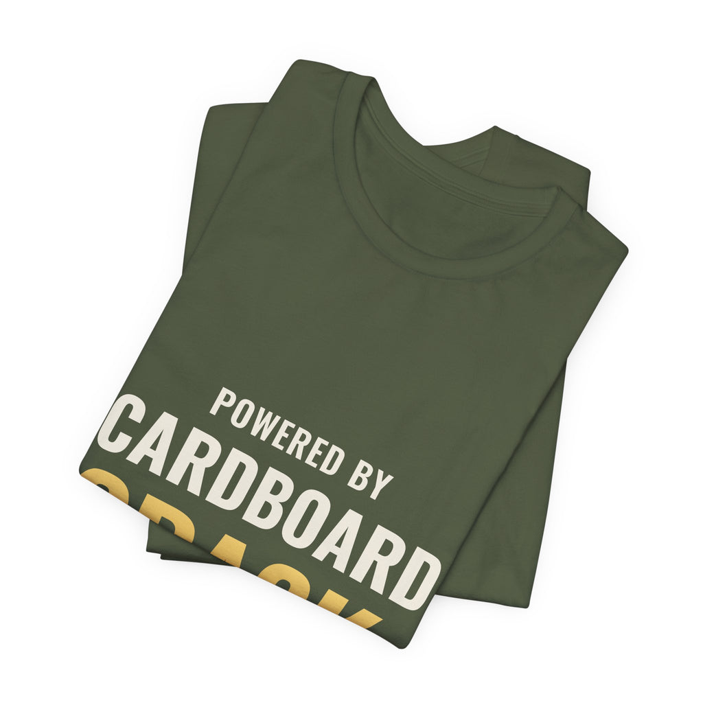 Powered By Cardboard Crack Tee