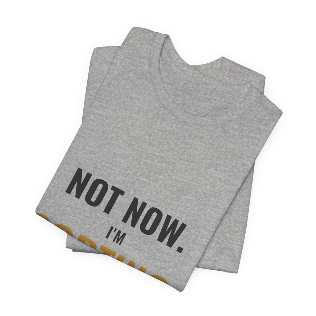 Not Now, I'm Sorting Tee