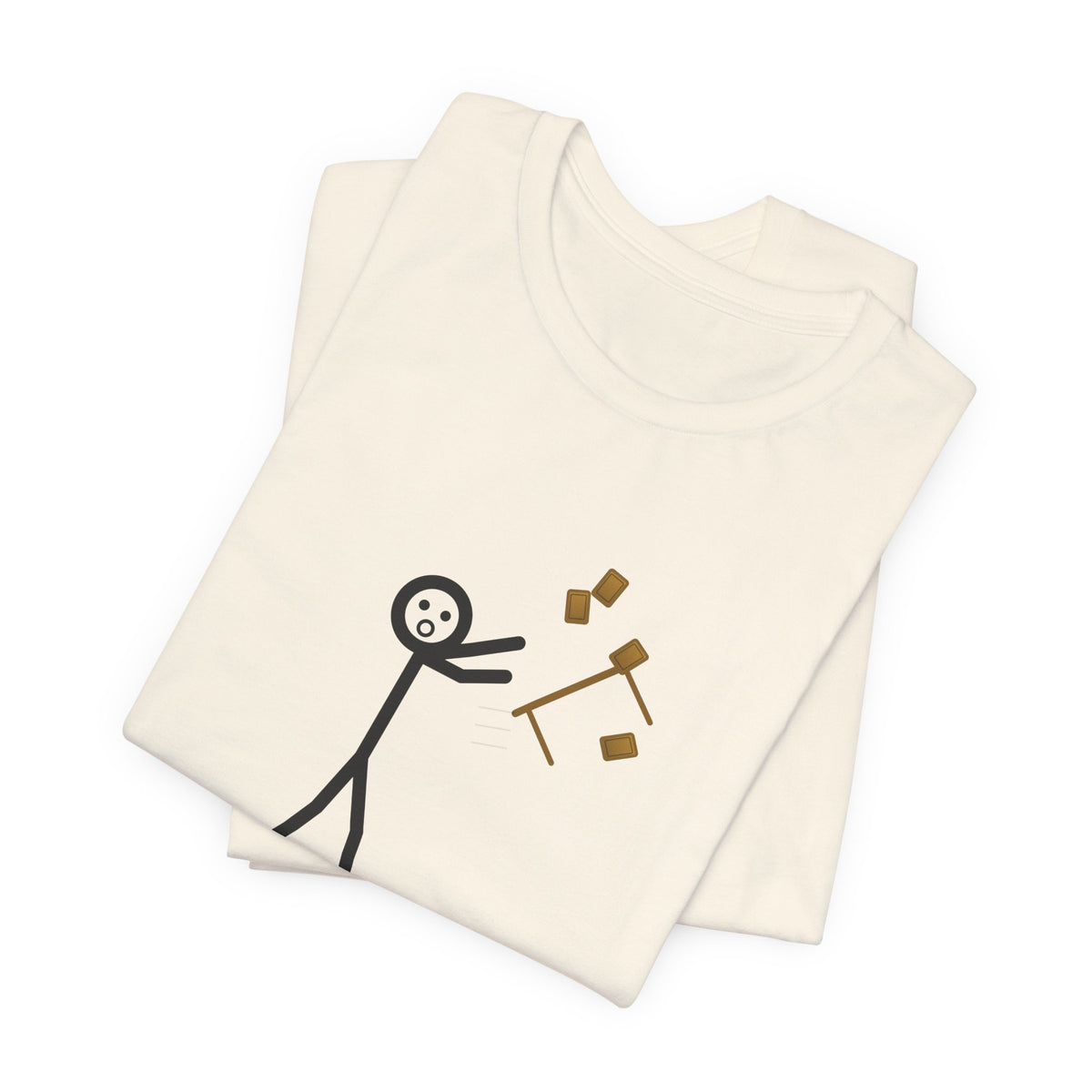 Heads I Win, Tails I Flip The Table Illustrated Tee