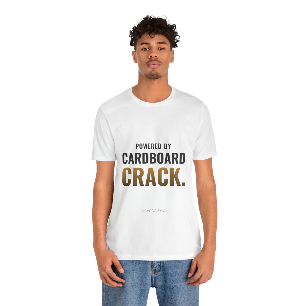 Powered By Cardboard Crack Tee