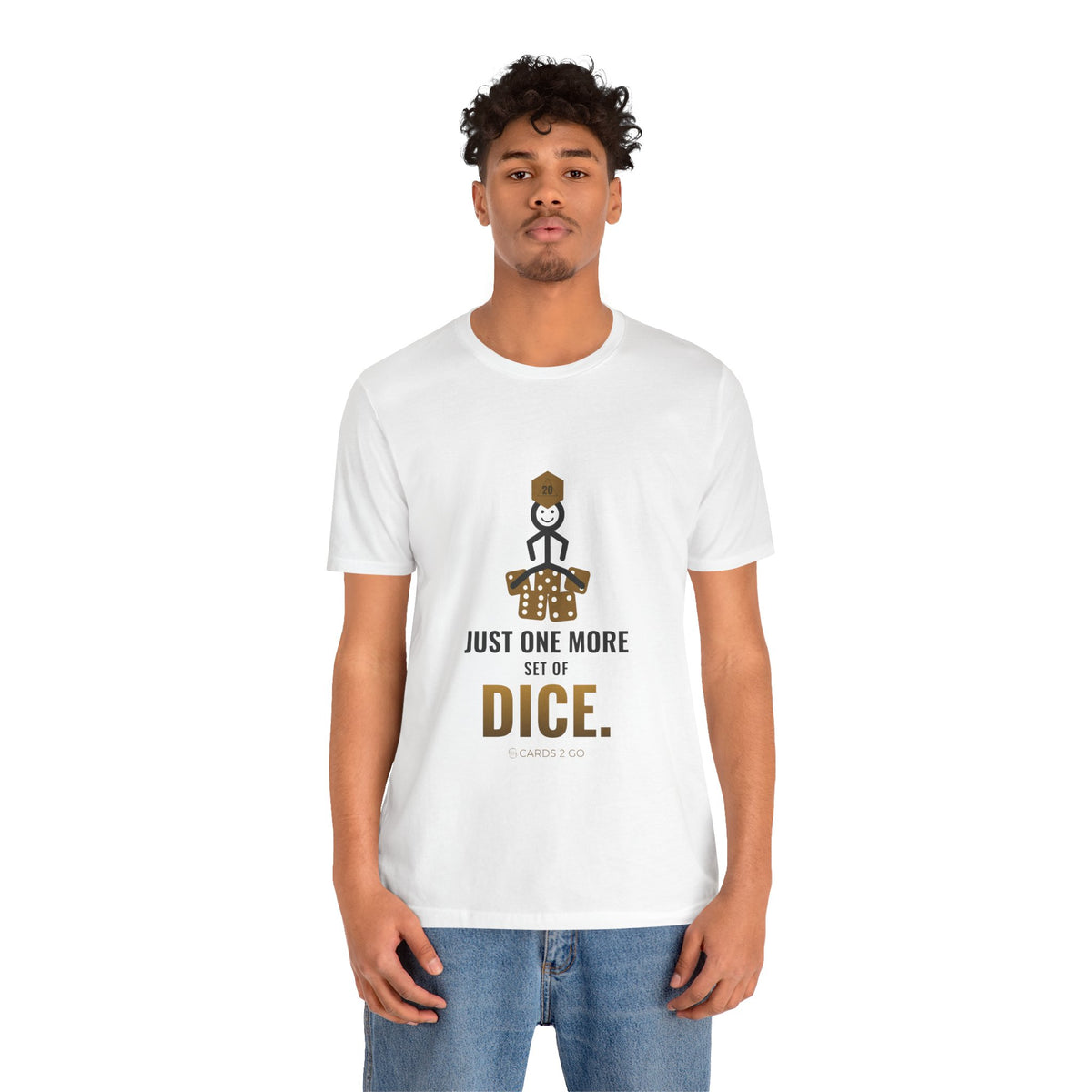 Just One More Set Of Dice Illustrated Tee
