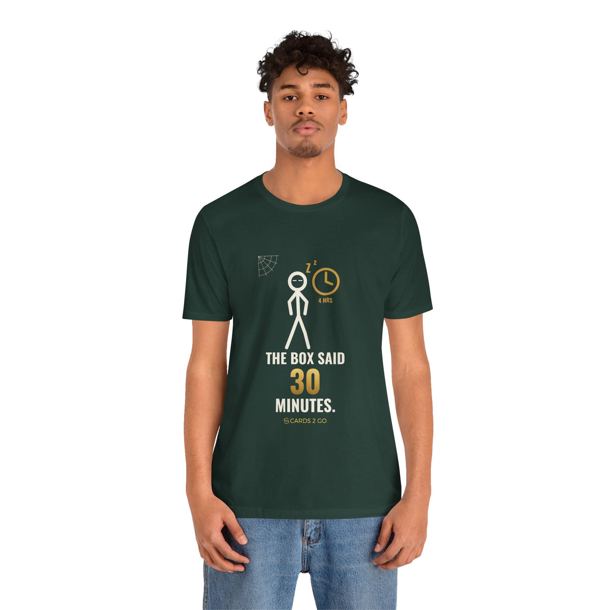 The Box Said 30 Minutes Illustrated Tee