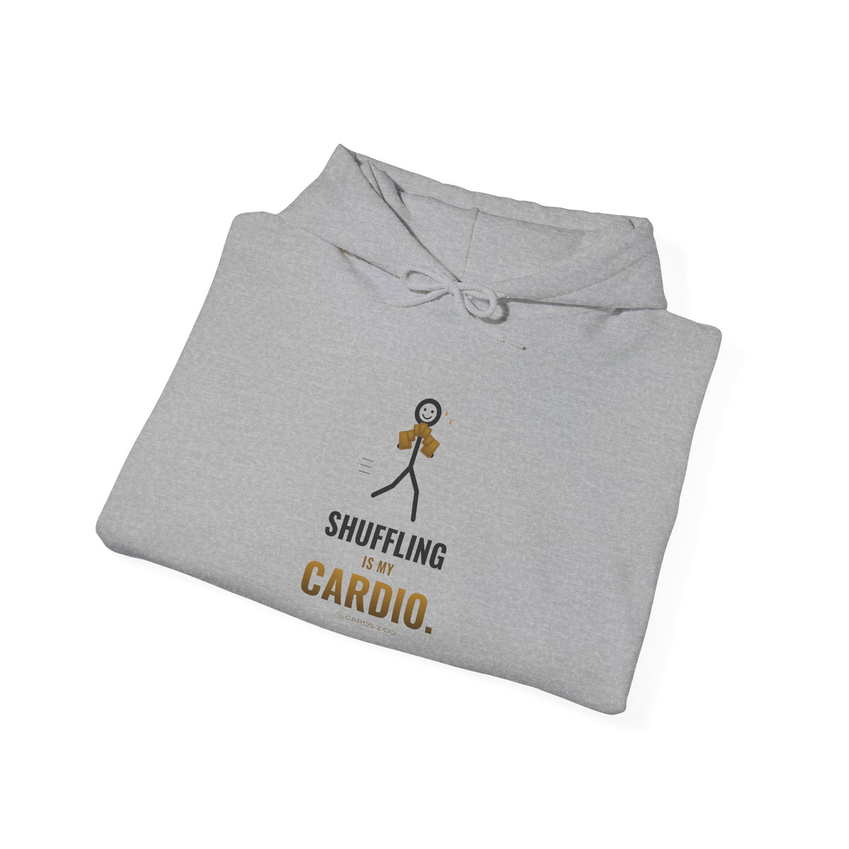 Shuffling Is My Cardio Illustrated Hoodie