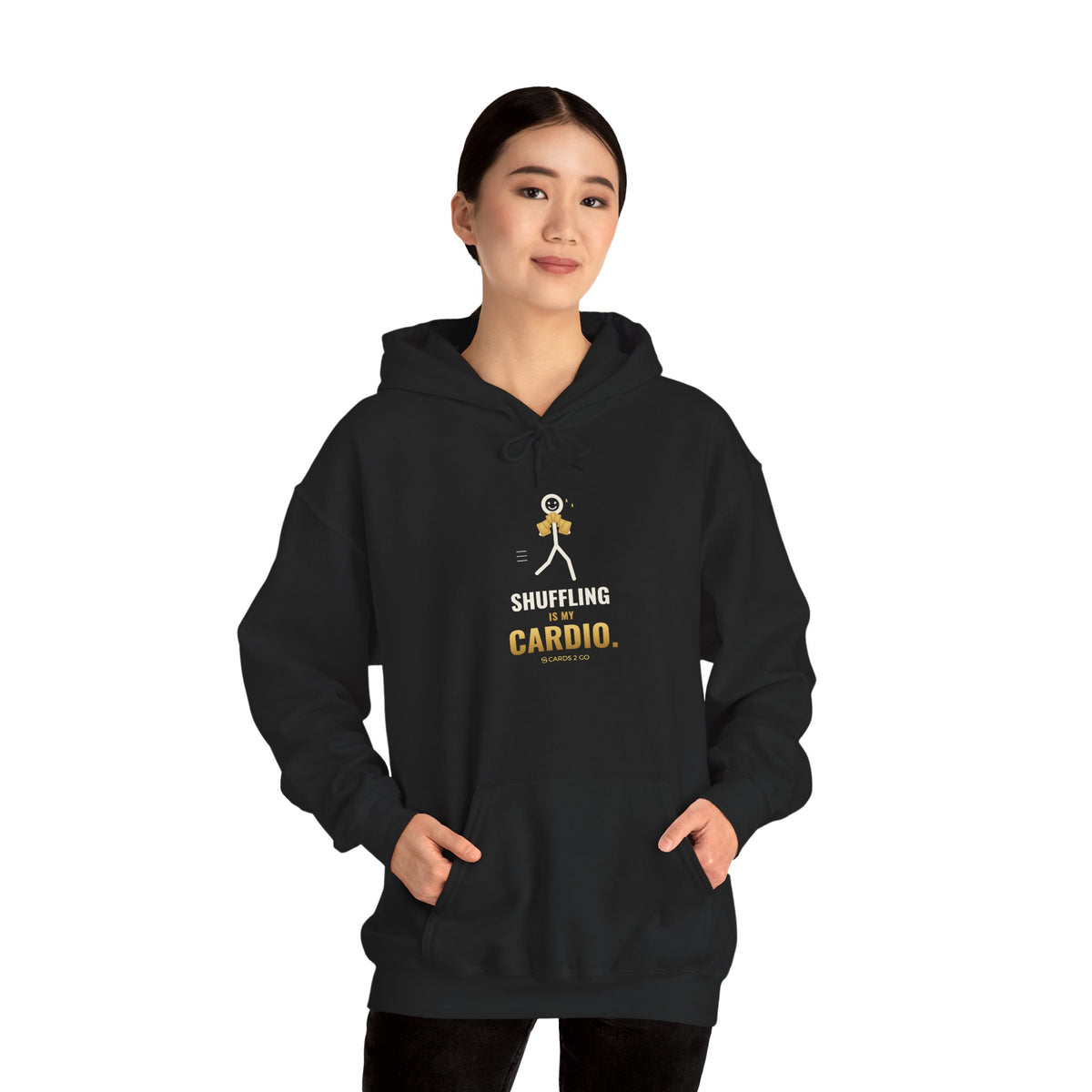 Shuffling Is My Cardio Illustrated Hoodie
