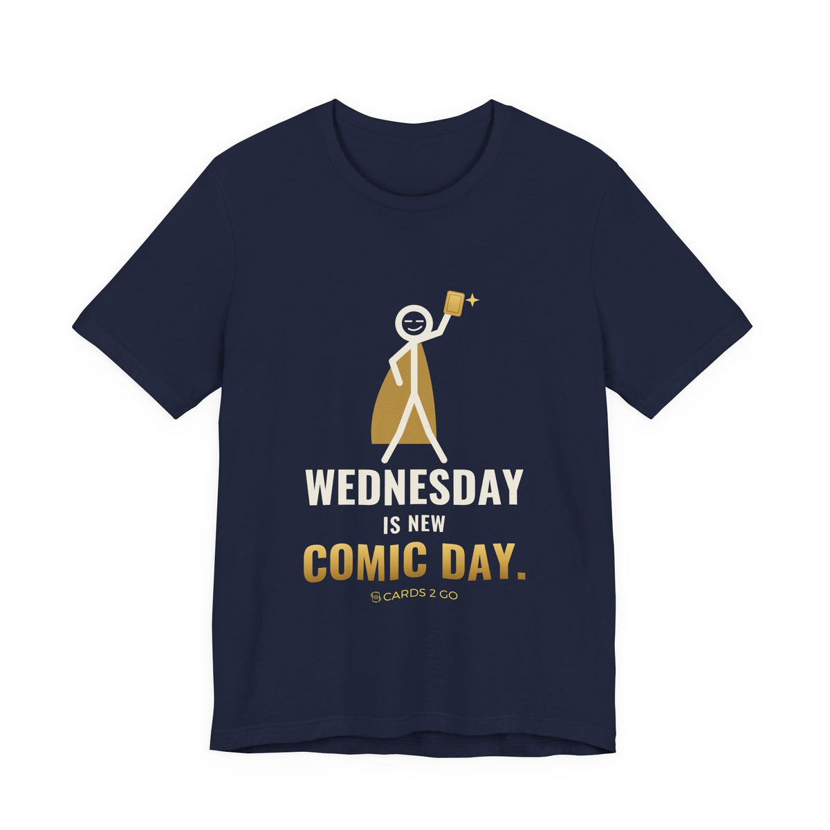 Wednesday Is New Comic Day Illustrated Tee